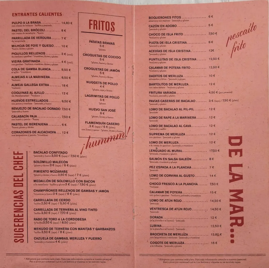 Menu_El Malecón Restaurante_Rinconada de la Sierra La_immagine_2