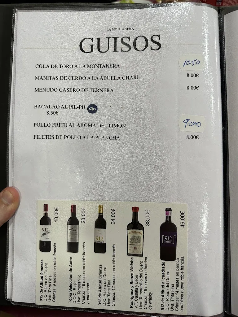 Menu_Restaurante La Montanera_Rinconada de la Sierra La_image_2