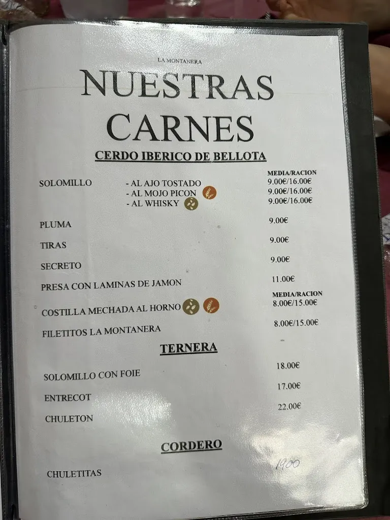 Menu_Restaurante La Montanera_Rinconada de la Sierra La_image_4