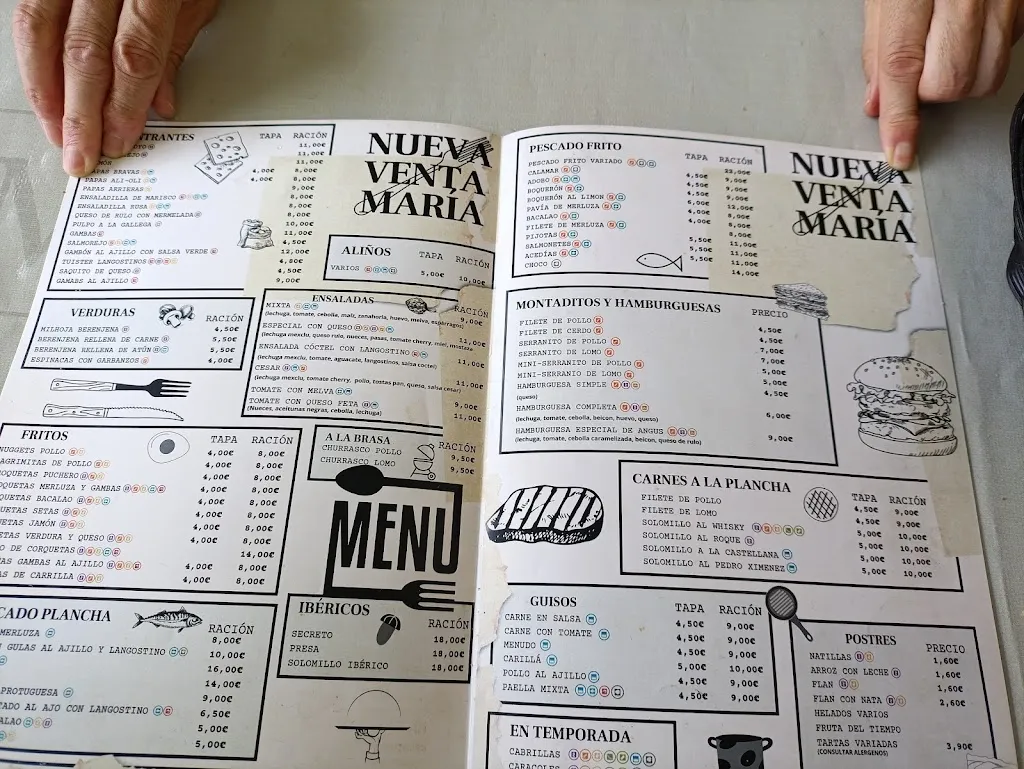 Menu_Nueva Venta María_Rinconada de la Sierra La_image_2