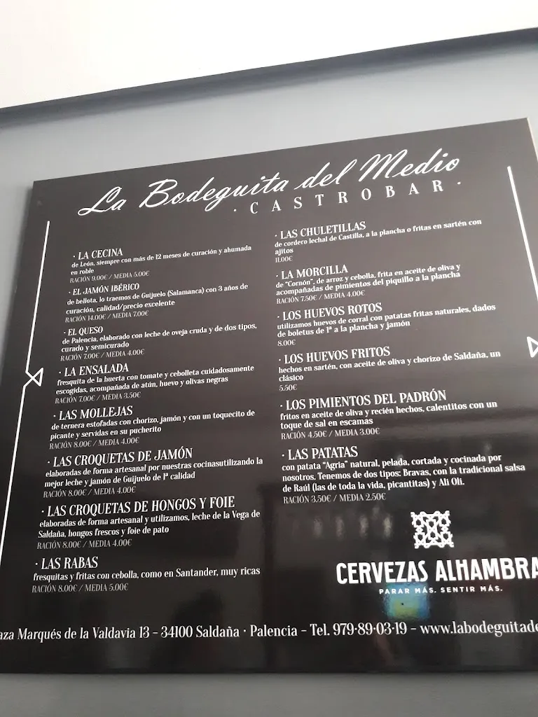 Menu_La Bodeguita del Medio Saldaña_Saldeana_image_4