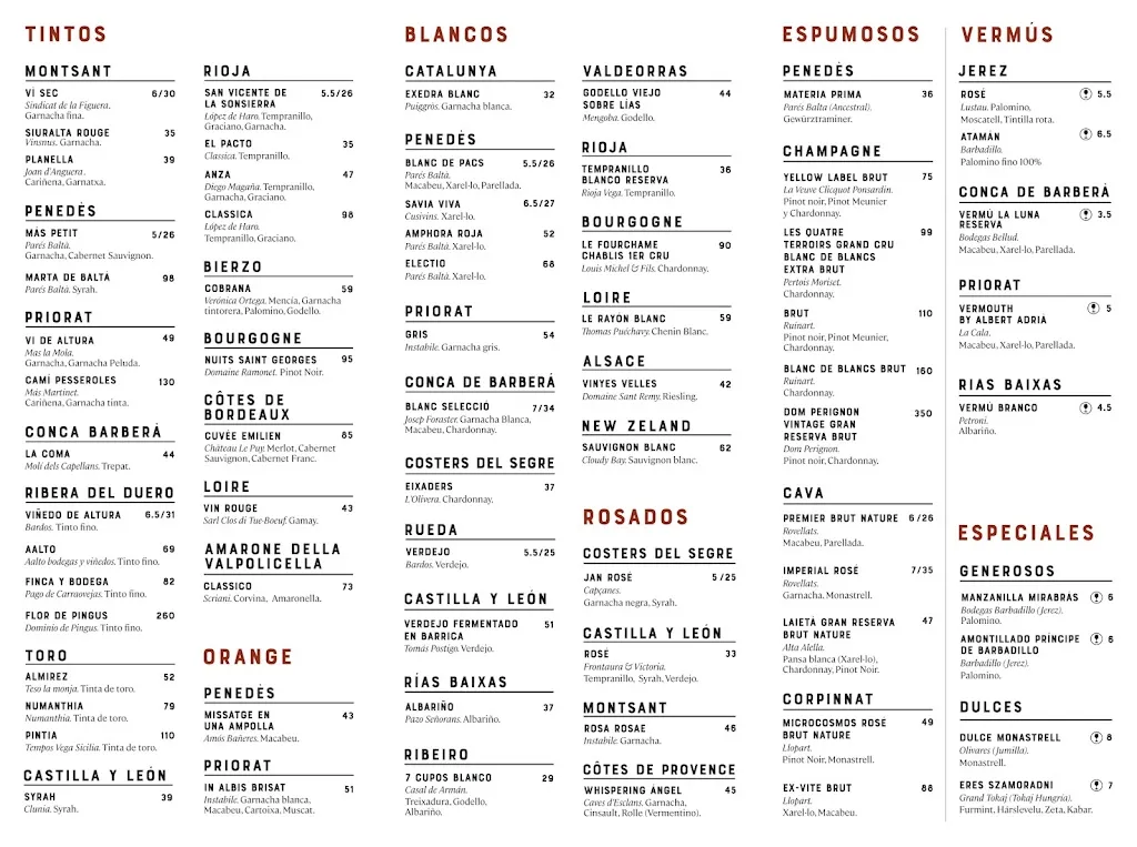 Menu_Madre Taberna Moderna | Sagrada Família_Sagrada La_image_1