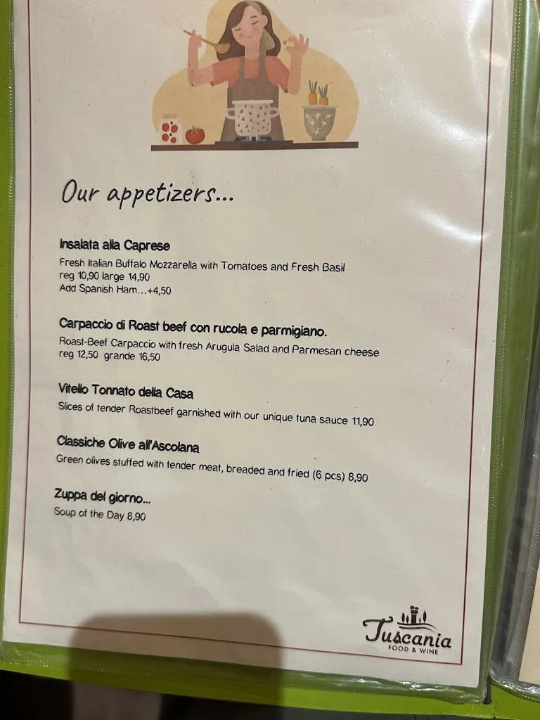 Menu_Tuscania Mediterranean Food & Wine - Sagrada Familia_Sagrada La_image_2