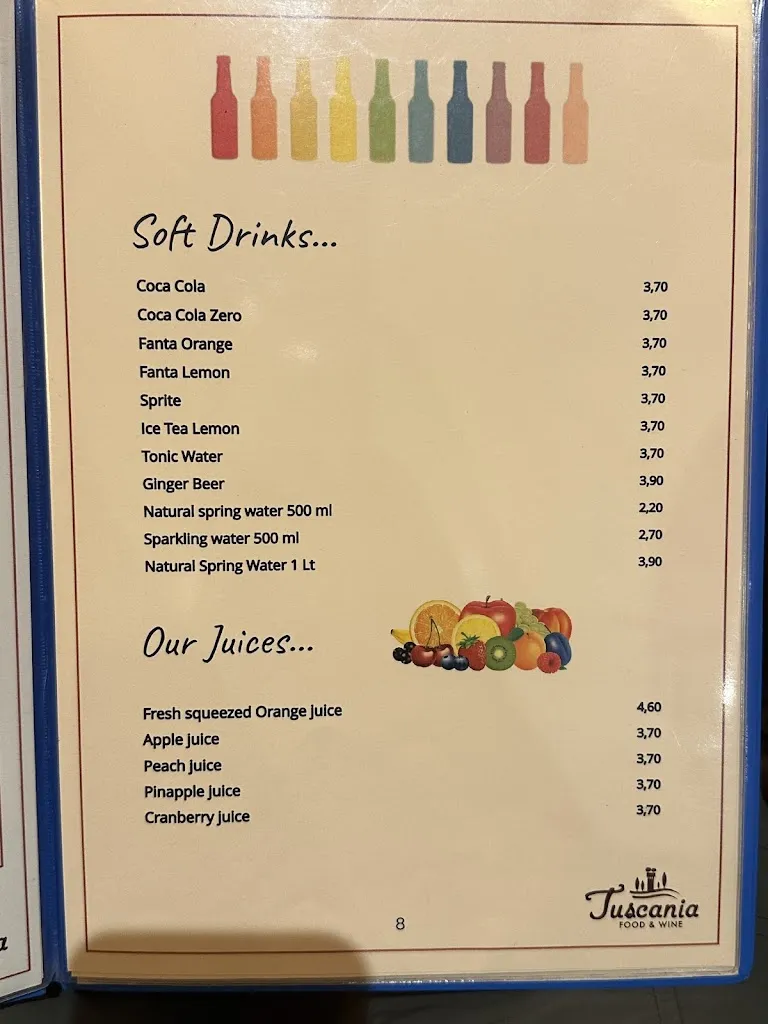 Menu_Tuscania Mediterranean Food & Wine - Sagrada Familia_Sagrada La_image_3