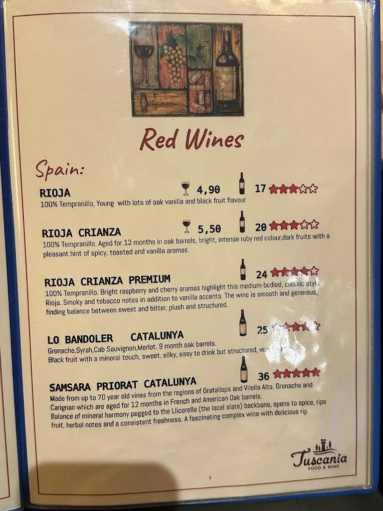 Menu_Tuscania Mediterranean Food & Wine - Sagrada Familia_Sagrada La_image_4