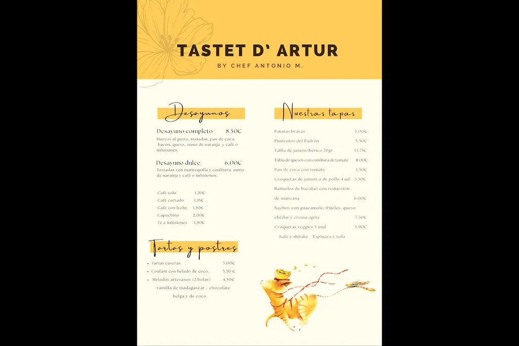 Menu_El Tastet de l’Artur – Cocina tradicional catalana, brunch y tapas caseras_Sagrada La_image_2
