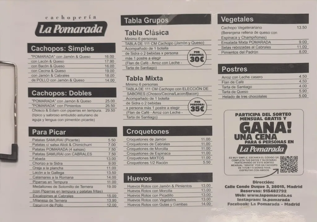 Menu_La Pomarada_Sagrada La_image_1