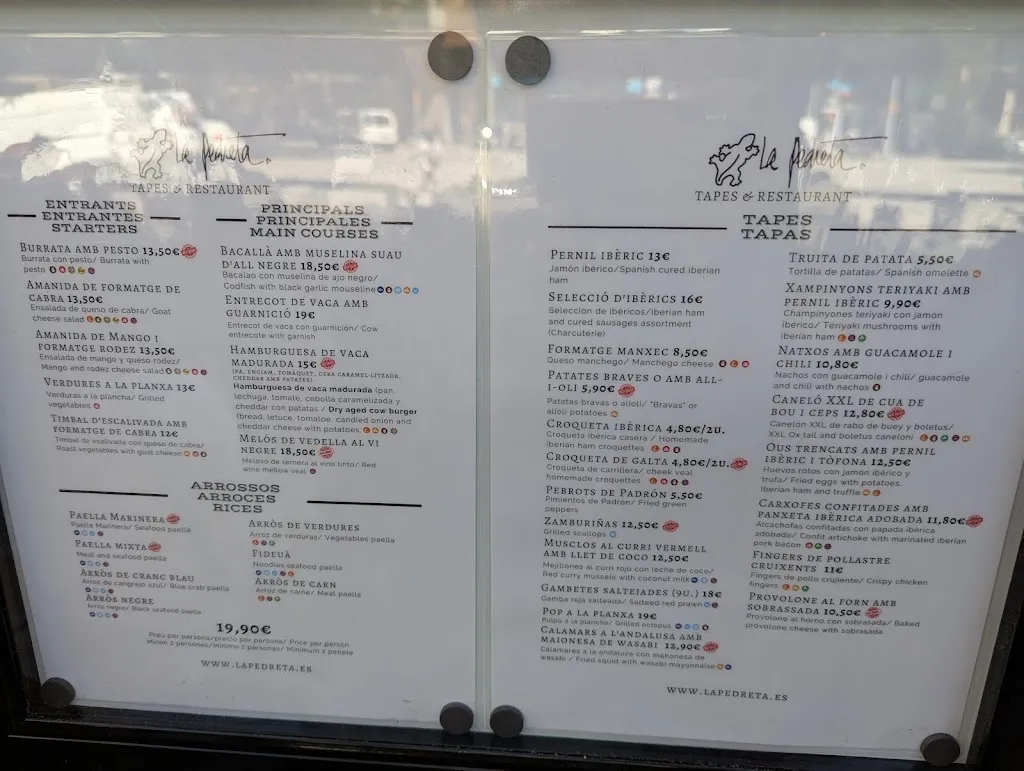 Menu_La Pedreta_Sagrada La_image_1