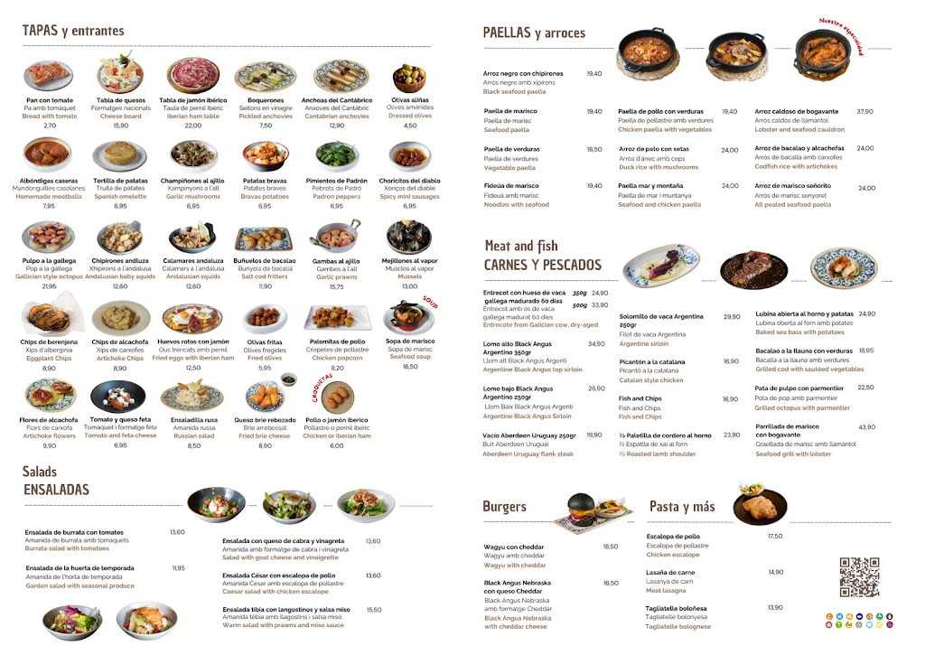 Menu_Arrosseria Gaudí Restaurant_Sagrada La_image_1