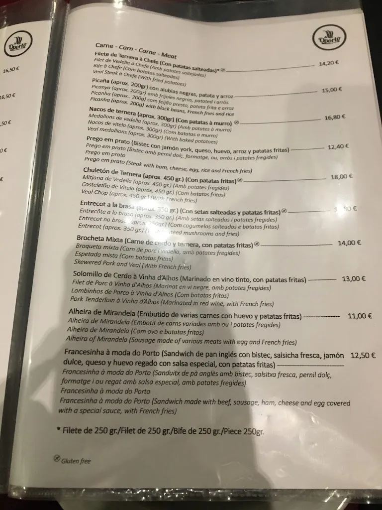 Menu_Oporto Restaurante_Sagrada La_image_3