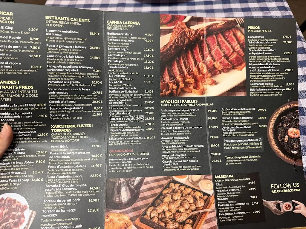 Menu_El Glop Gaudí_Sagrada La_image_3