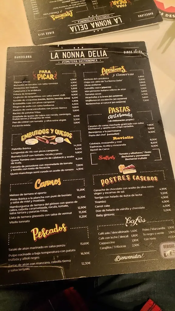 Menu_Nonna Delia_Sagrada La_image_3