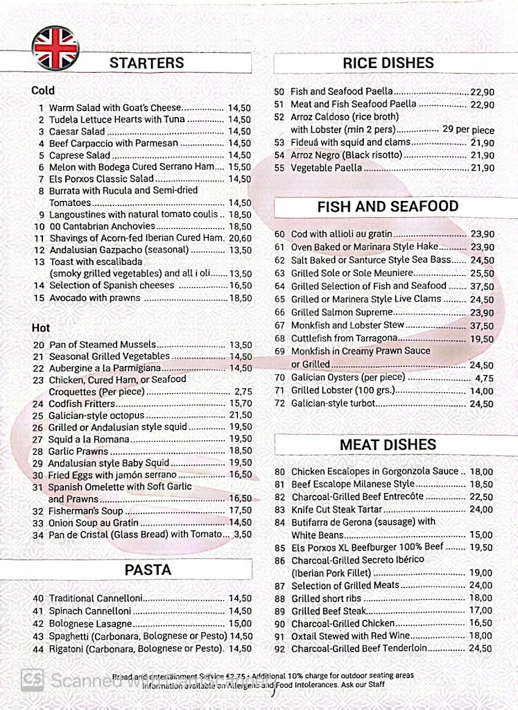 Menu_Restaurant Els Porxos_Sagrada La_image_4