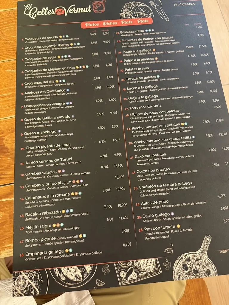 Menu_El Celler del Vermut_Sagrada La_image_2