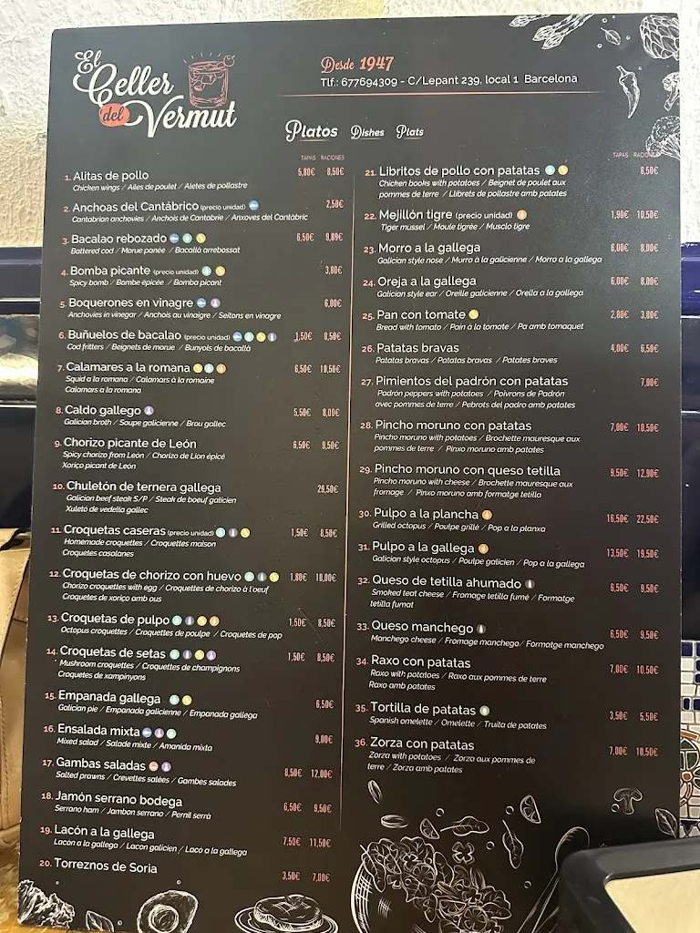 Menu_El Celler del Vermut_Sagrada La_image_3