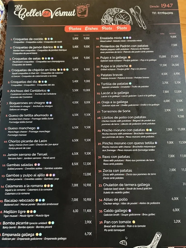 Menu_El Celler del Vermut_Sagrada La_image_4