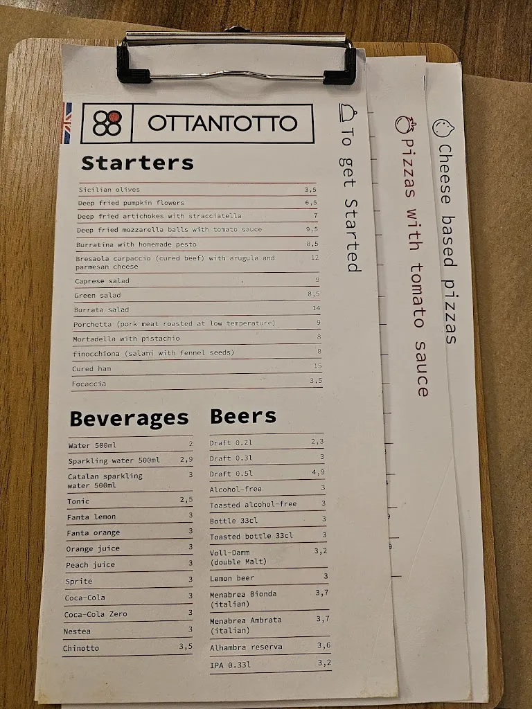 Menu_Pizzeria Bar Ottantotto_Sagrada La_image_2