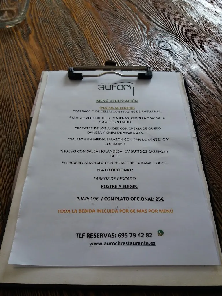Menu_Restaurante Auroch_Villena_image_2