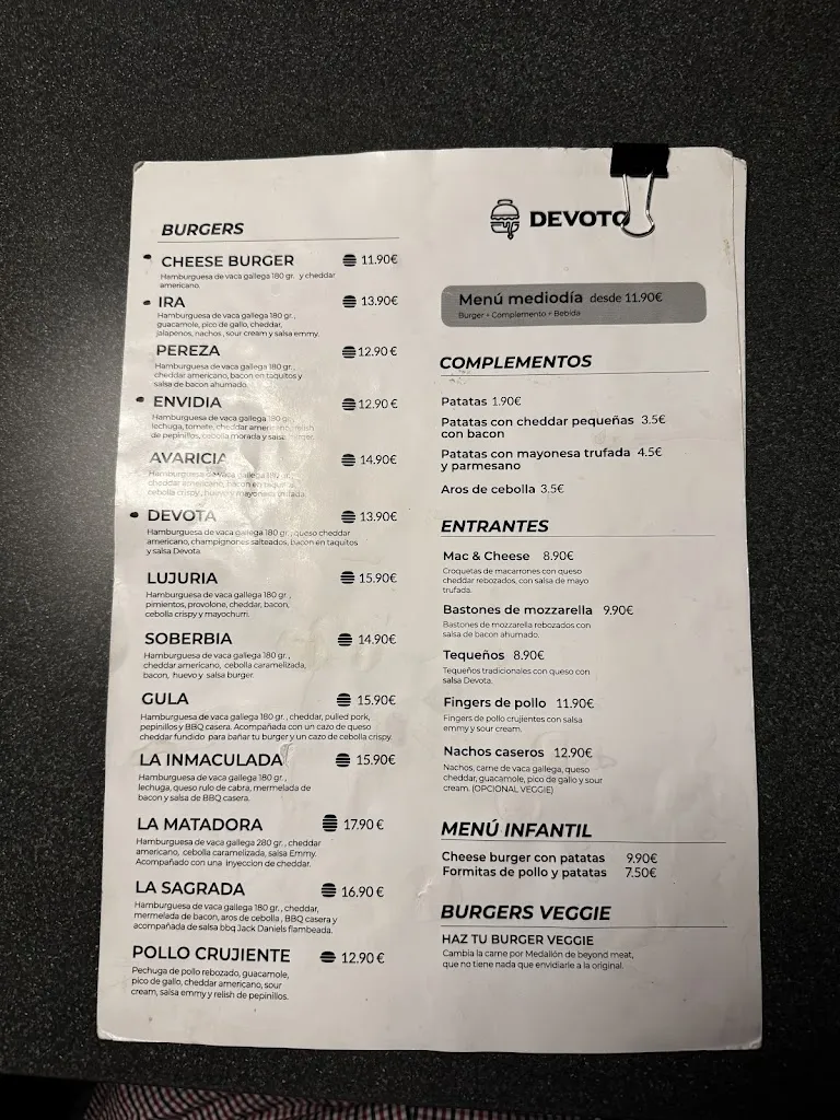 Menu_Devoto Burger - Madrid_Sagrada La_immagine_4