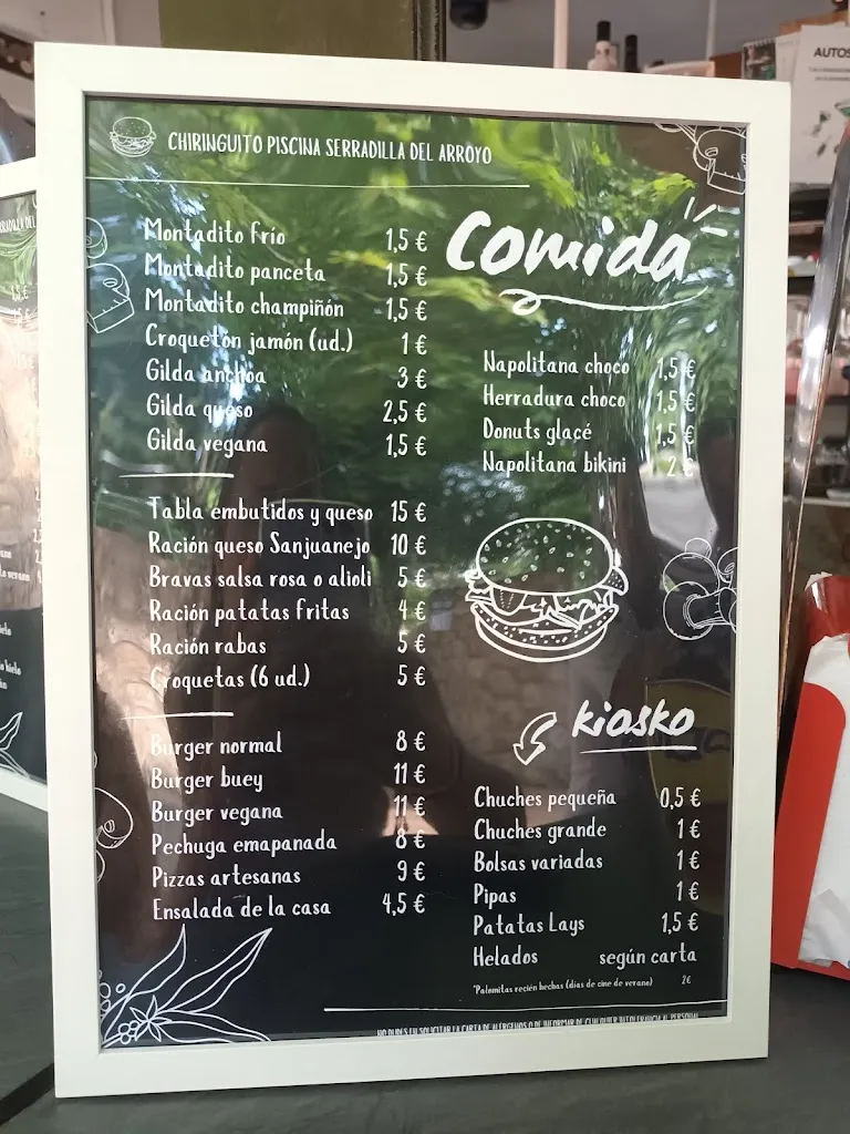 Menu_Chiringuito piscinas Serradilla del Arroyo_Serradilla del Arroyo_image_2