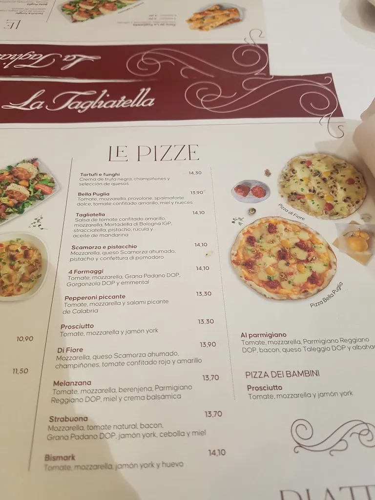 Menu_Restaurante La Tagliatella_Tala La_image_1