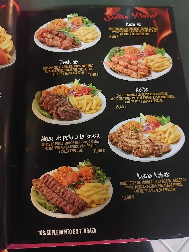 Menu_Sultan Palast Vallecas // Restaurante Turco & Shisha Bar Vallecas_Valdecarros_image_2