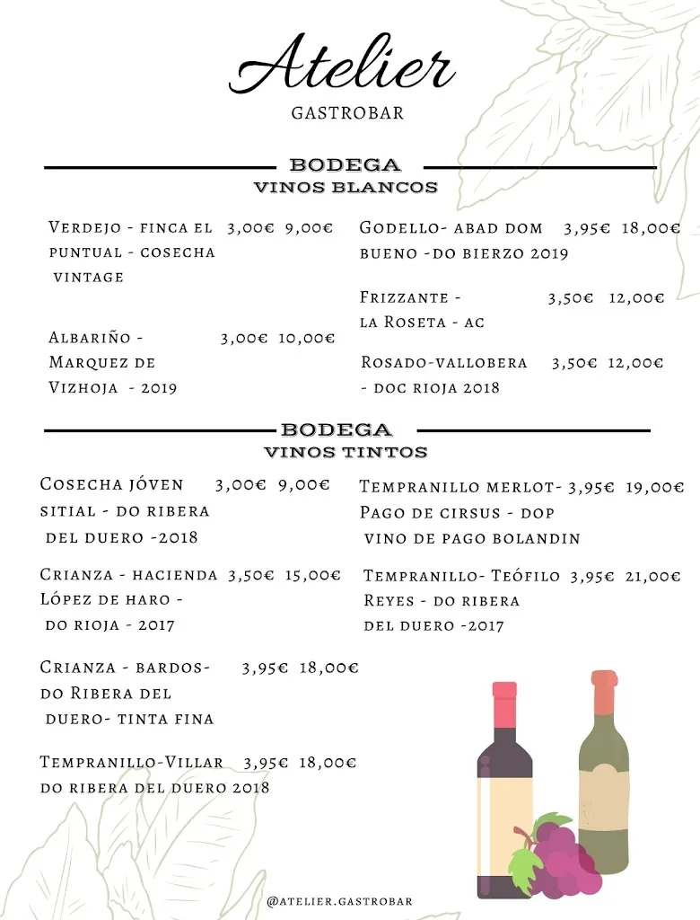 Menu_Atelier Gastrobar_Valdecarros_image_3
