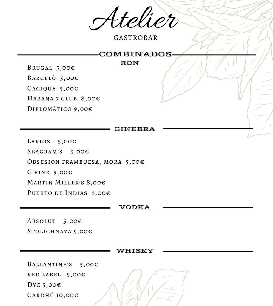 Menu_Atelier Gastrobar_Valdecarros_image_4