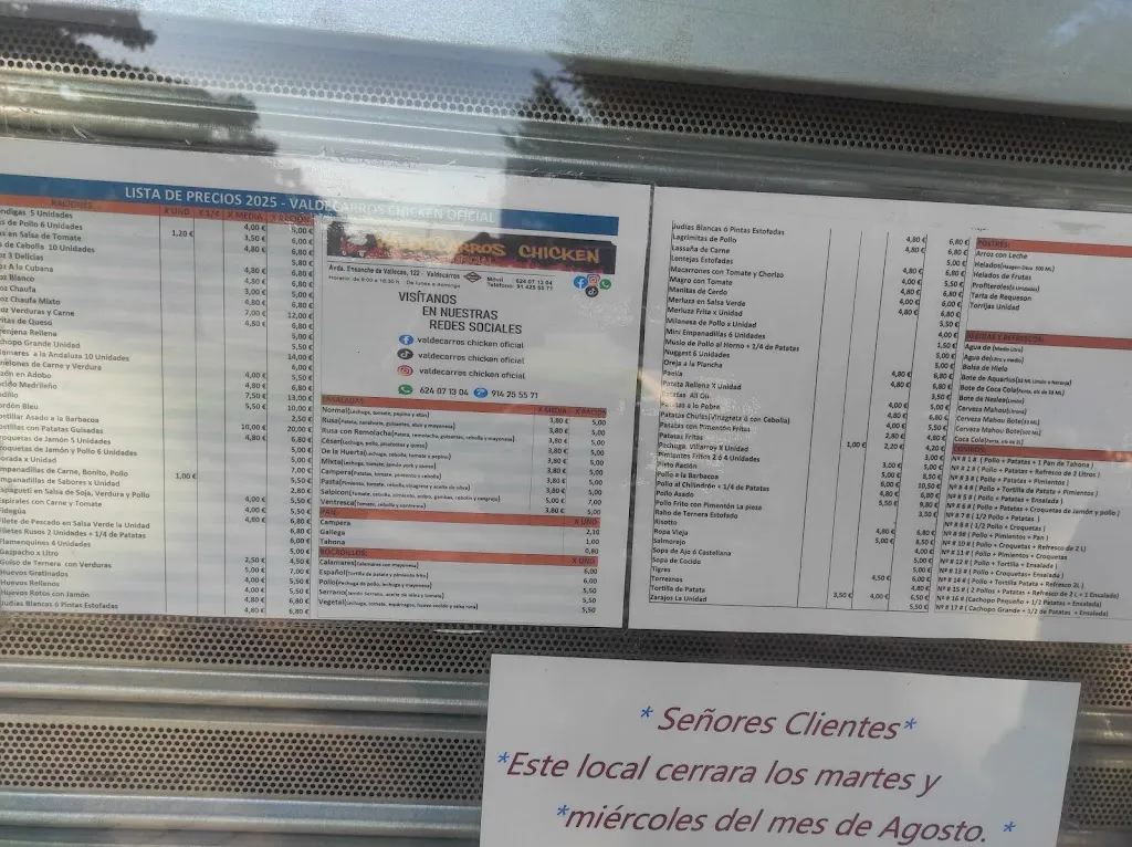 Menu_Valdecarros Chicken_Valdecarros_image_3