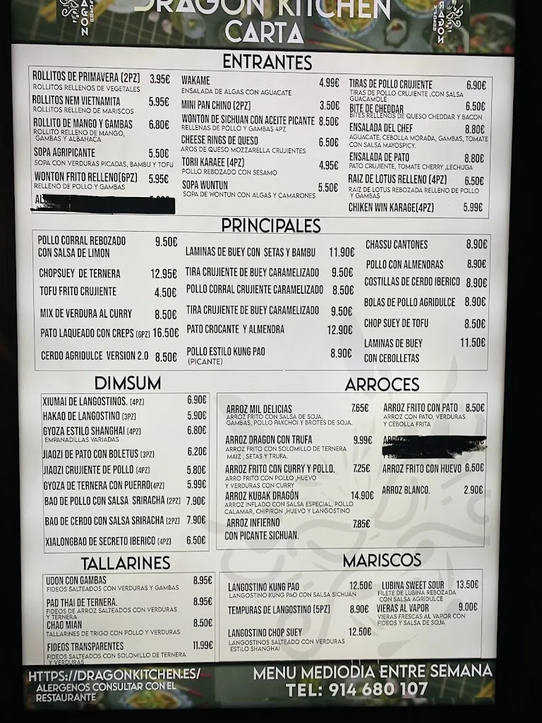 Menu_Dragon Kitchen La Gavia_Valdecarros_image_2