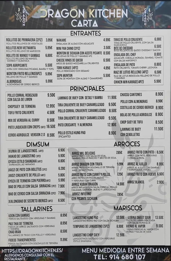 Menu_Dragon Kitchen La Gavia_Valdecarros_image_4
