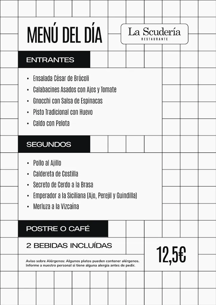 Menu_Restaurante La Scuderia_Villena_image_1