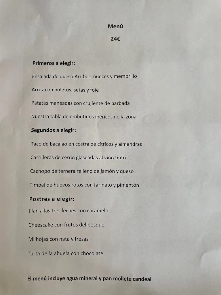 Menu_Complejo El Quijote_Vídola La_image_2