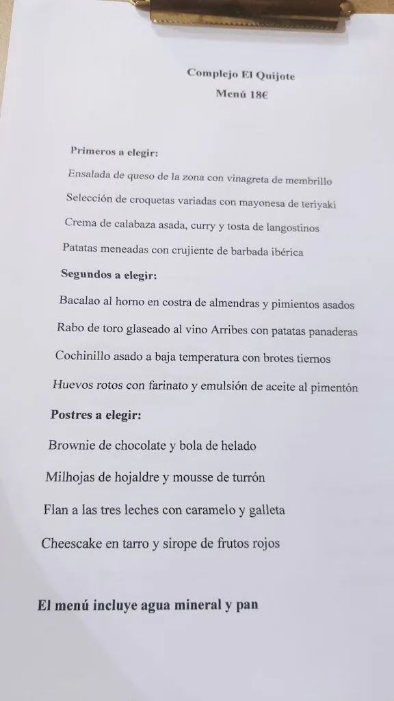 Menu_Complejo El Quijote_Vídola La_image_3