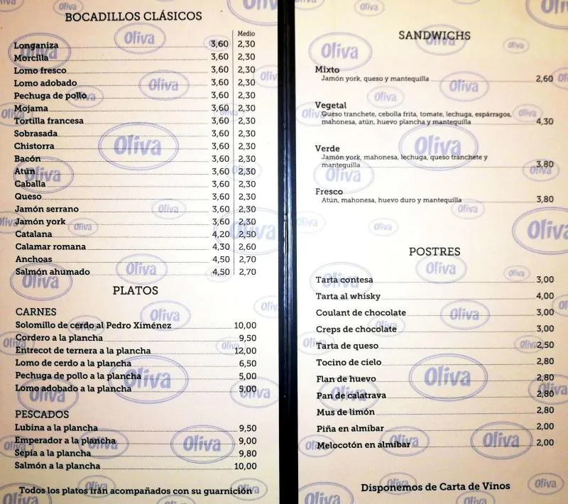 Menu_Café Oliva Bar_Villena_image_3