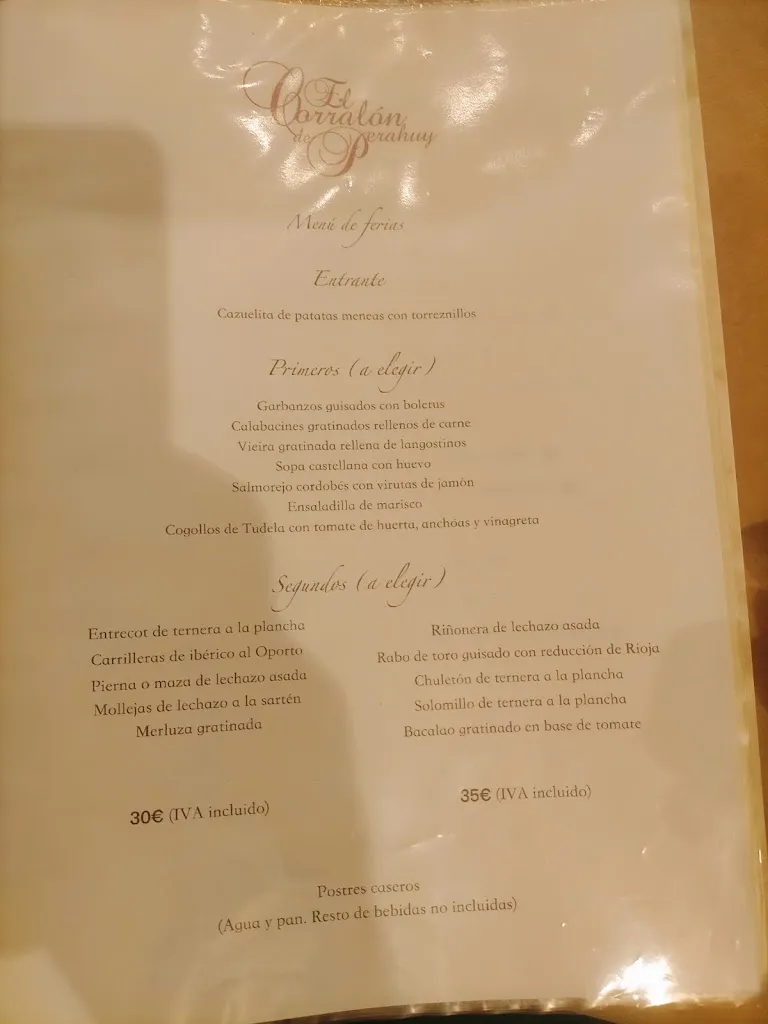 Menu_El Corralón De Perahuy_Villarmayor_image_1