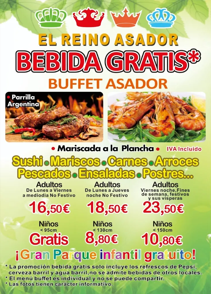 Menu_Buffet El Reino Asador_Villaverde de Guareña_image_1