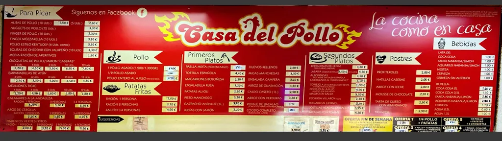 Menu_La Casa del Pollo_Villaverde de Guareña_image_1