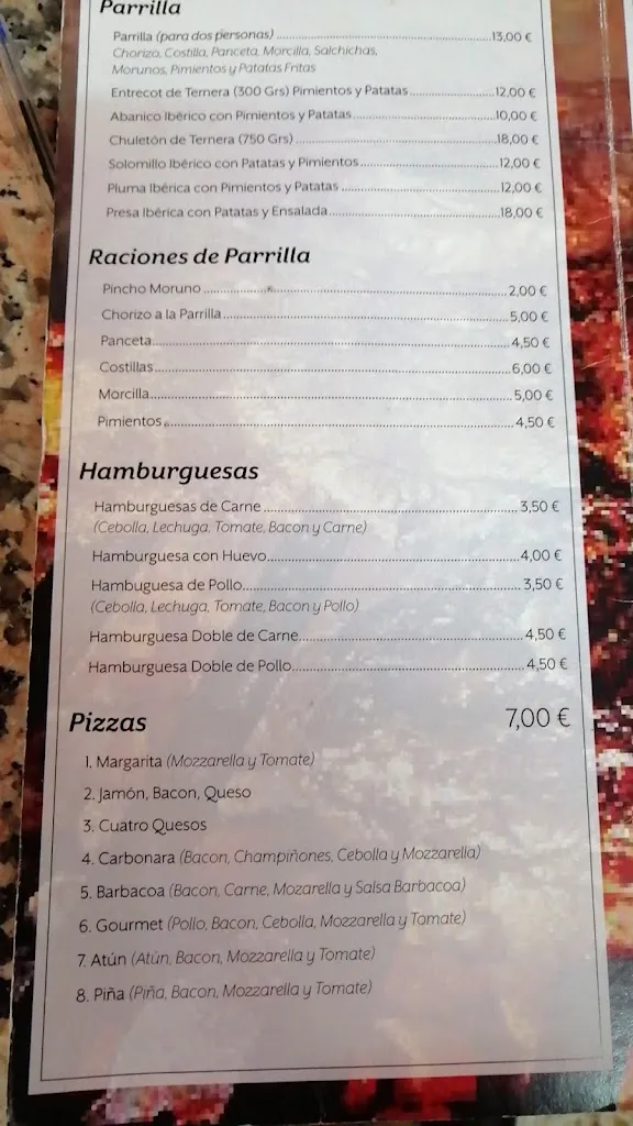 Menu_Mesón Marquesa De Bonal_Villoría_immagine_3