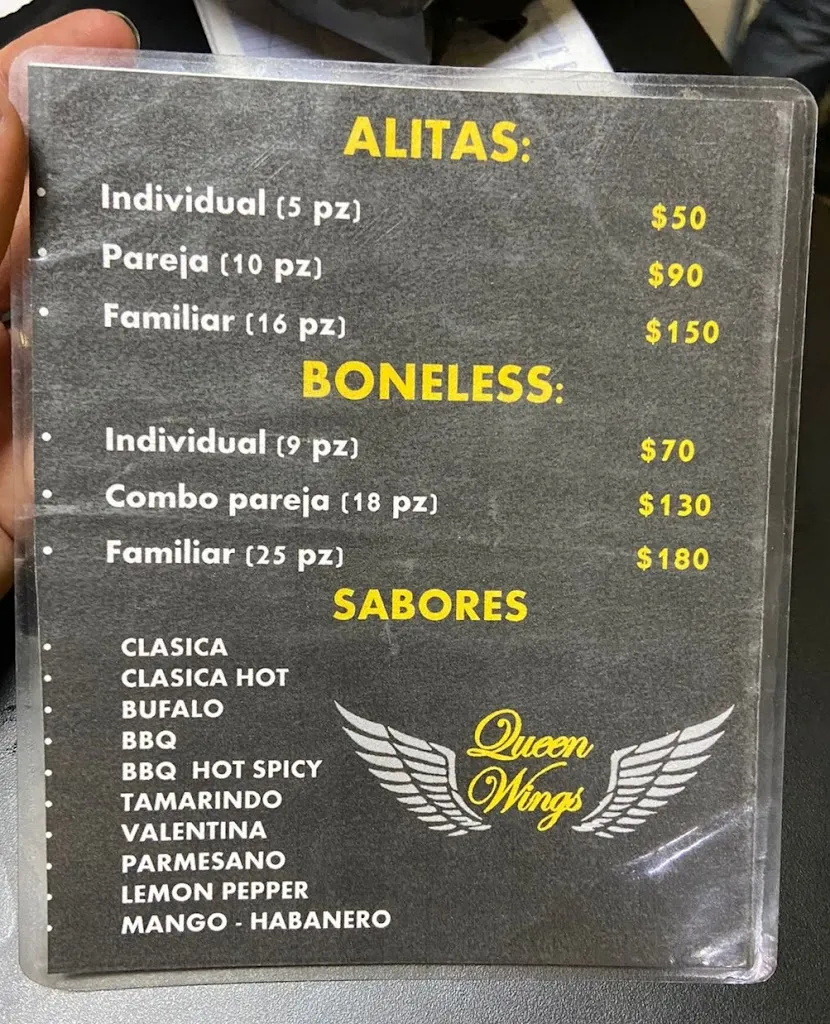 Menu_Queen Wings_Villaflores_image_3