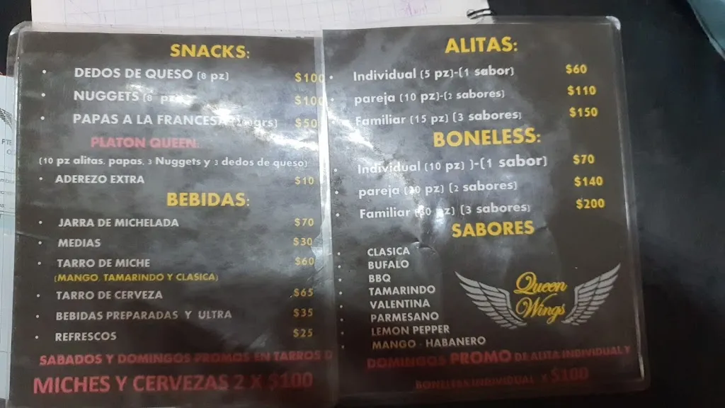 Menu_Queen Wings_Villaflores_image_4