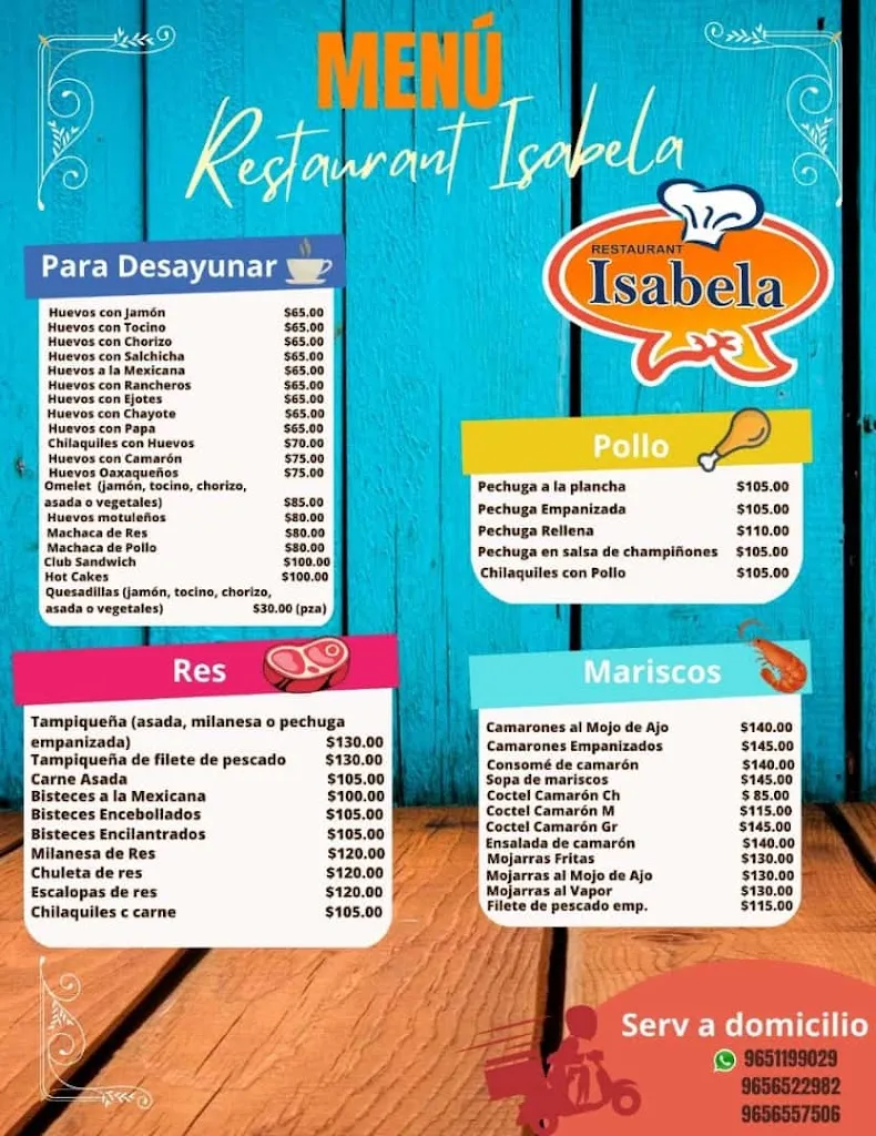 Menu_Restaurant Isabela_Villaflores_image_1