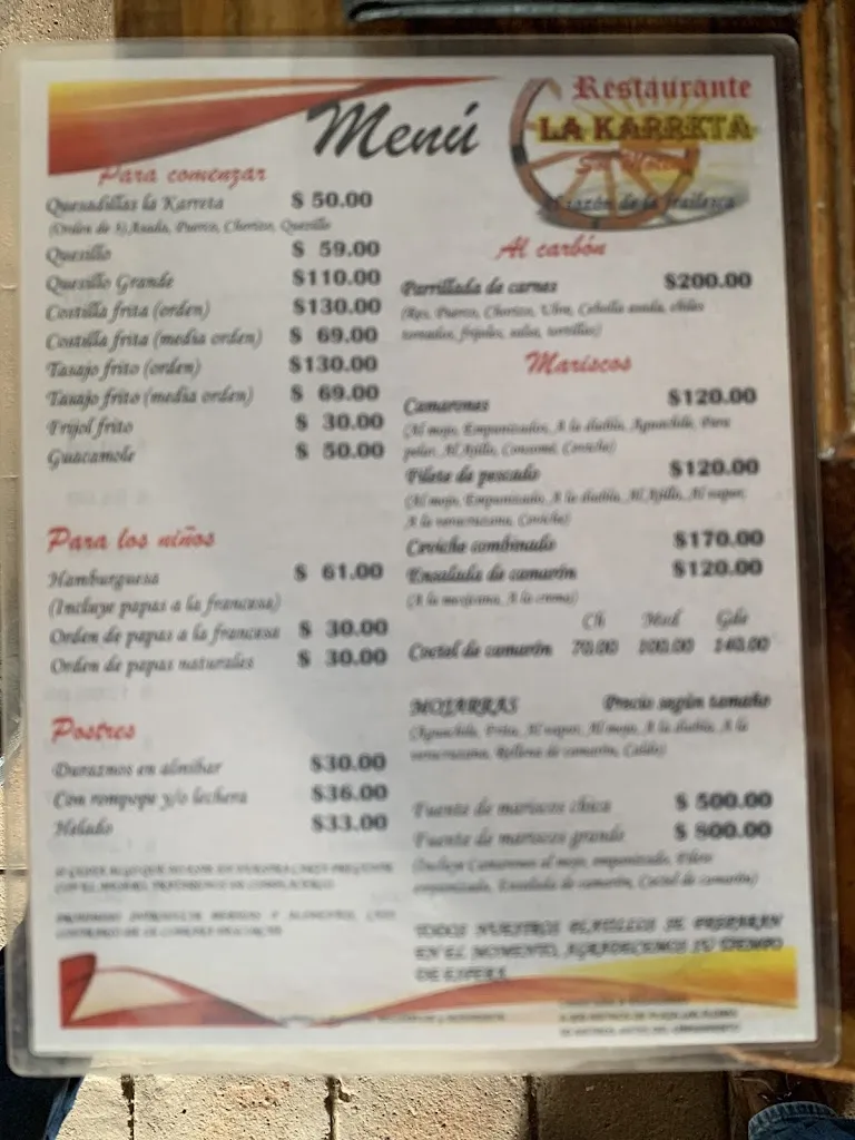 Menu_La carreta_Villaflores_image_1