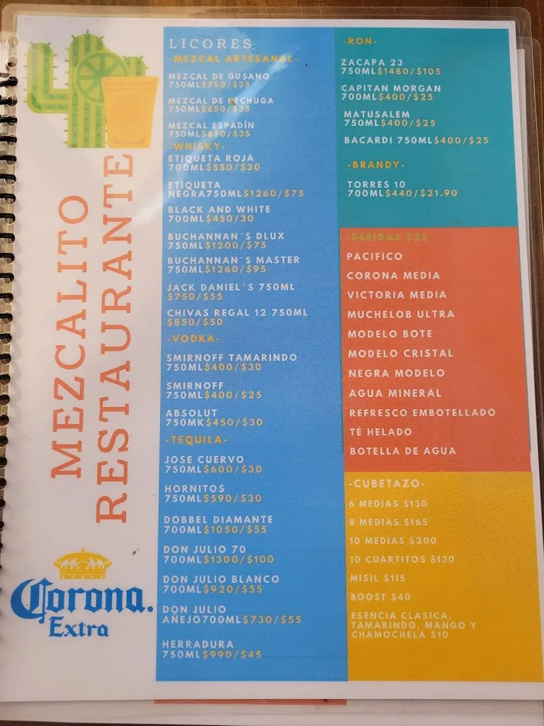 Menu_Mezcalito Villaflores_Villaflores_image_1