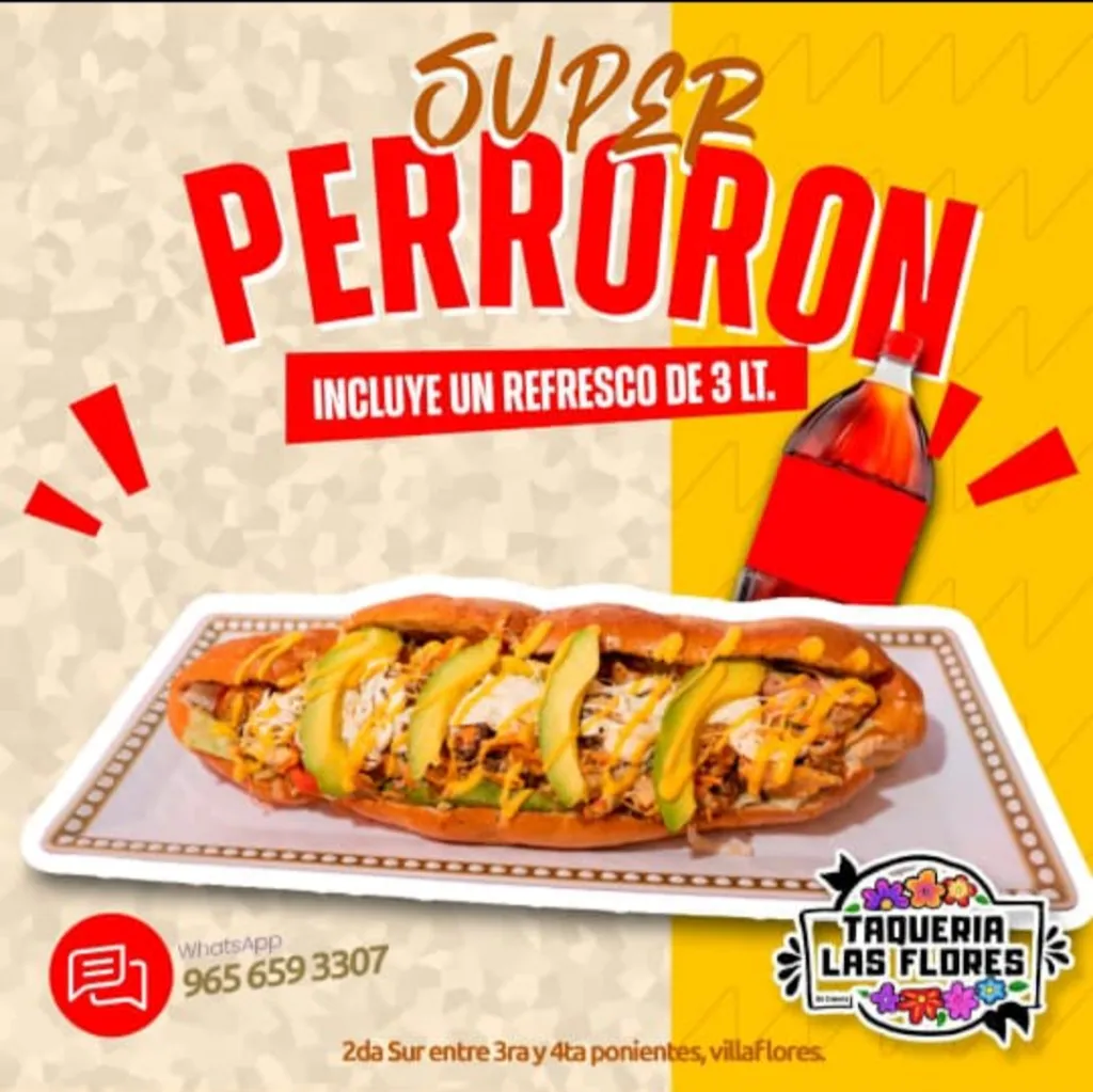 Menu_Las Flores Taqueria y Antojeria_Villaflores_image_2