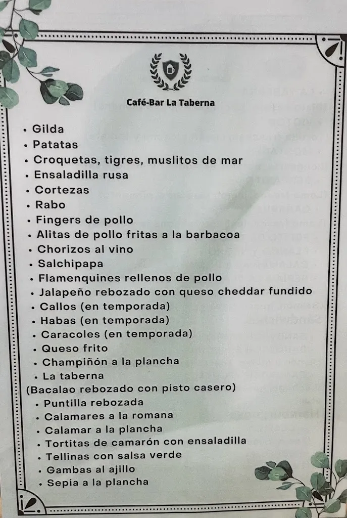 Menu_La Taberna 