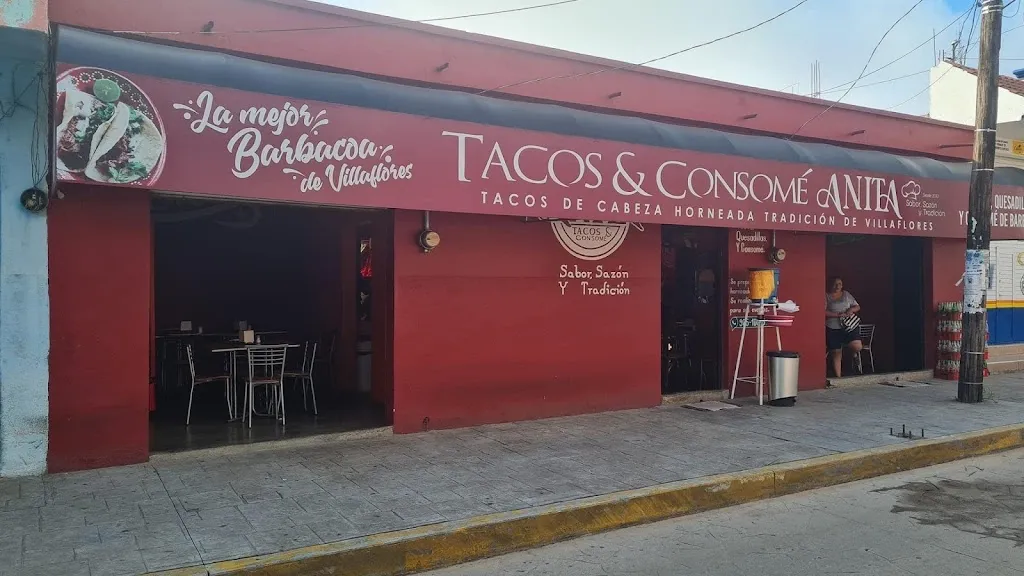 Tacos y consomé Anita restaurant in Villaflores