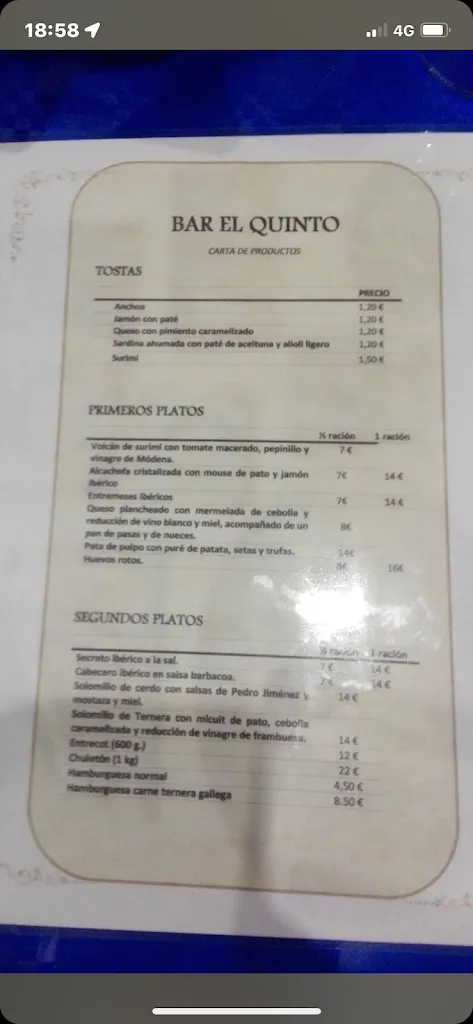 Menu_Bar Quinto_Zorita de la Frontera_image_1