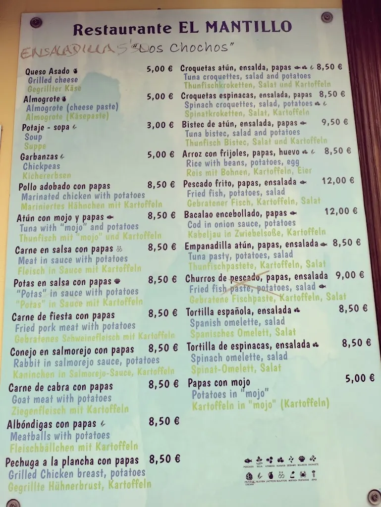 Menu_Bar-Restaurante El Mantillo_Agulo_image_1