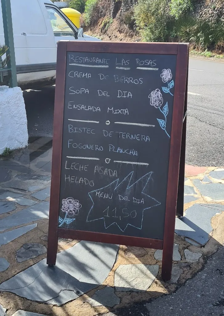 Menu_Restaurante Las Rosas_Agulo_immagine_1